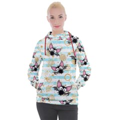 Halloween Bats Women s Hooded Pullover