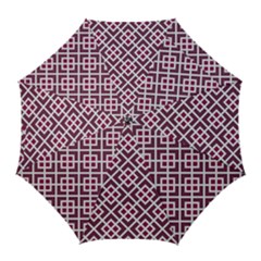 Two Tone Lattice Pattern Golf Umbrellas by kellehco