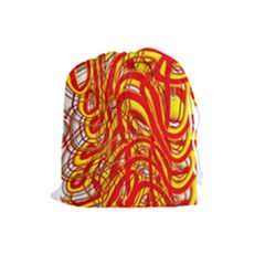 Fire On The Sun Drawstring Pouch (large)