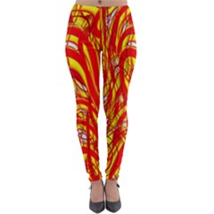 Fire On The Sun Lightweight Velour Leggings