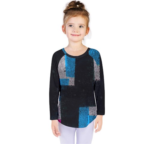 Abstract Tiles Kids  Long Sleeve Tee by essentialimage