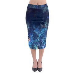  Coral Reef Midi Pencil Skirt by CKArtCreations