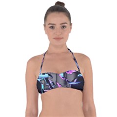 D B  Halter Bandeau Bikini Top by MRNStudios
