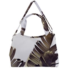 Vintage Banana Leaves Double Compartment Shoulder Bag by goljakoff