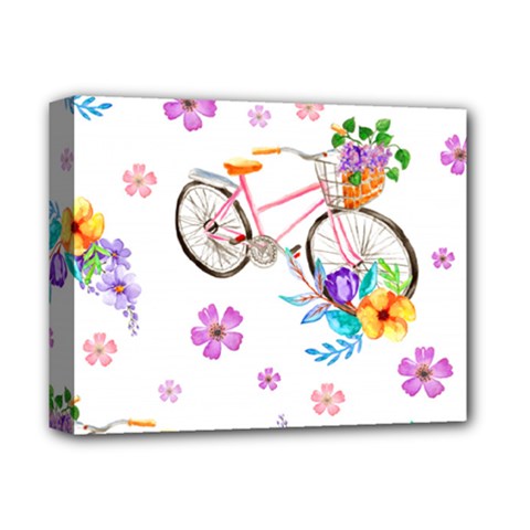 Cycle Ride Deluxe Canvas 14  X 11  (stretched) by designsbymallika