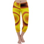 Golden Honey Capri Winter Leggings 