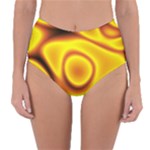 Golden Honey Reversible High-Waist Bikini Bottoms