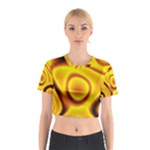 Golden Honey Cotton Crop Top