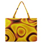 Golden Honey Zipper Medium Tote Bag