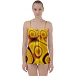 Golden Honey Babydoll Tankini Set