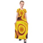 Golden Honey Kids  Short Sleeve Maxi Dress