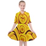 Golden Honey Kids  All Frills Chiffon Dress