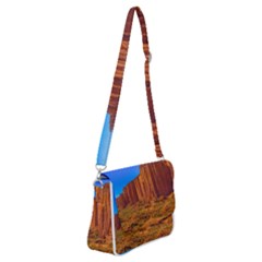 Talampaya National Park Landscape, La Rioja, Argentina045 Shoulder Bag With Back Zipper by dflcprintsclothing