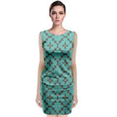 Tiles Classic Sleeveless Midi Dress by Sobalvarro