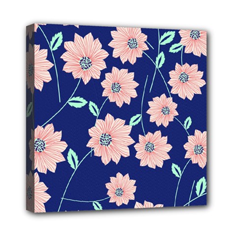 Floral Mini Canvas 8  X 8  (stretched) by Sobalvarro