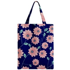 Floral Zipper Classic Tote Bag by Sobalvarro