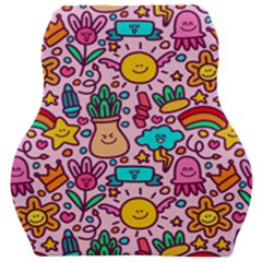 Colourful Funny Pattern Car Seat Velour Cushion 