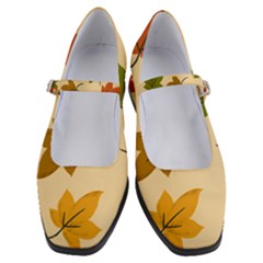 Autumn Leaves Women s Mary Jane Shoes by DithersDesigns