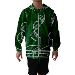 Books And Baked Goods Pattern Kids  Hooded Windbreaker by DithersDesigns