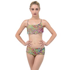 Quarantine Spring Layered Top Bikini Set by arwwearableart