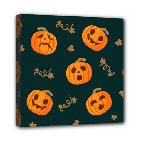 Halloween Mini Canvas 8  X 8  (stretched) by Sobalvarro