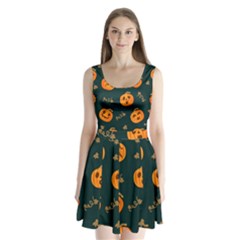 Halloween Split Back Mini Dress  by Sobalvarro