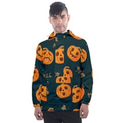 Halloween Men s Front Pocket Pullover Windbreaker by Sobalvarro