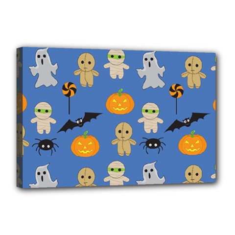 Halloween Canvas 18  X 12  (stretched) by Sobalvarro