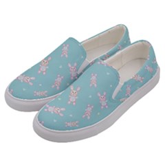 Rabbit  Men s Canvas Slip Ons by SychEva