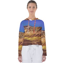 Colored Mountains Landscape, La Rioja, Argentina Women s Slouchy Sweat by dflcprintsclothing