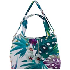 Tropical Flowers Double Compartment Shoulder Bag by goljakoff