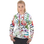 Tropical flamingo Women s Overhead Hoodie