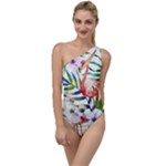 Tropical flamingo To One Side Swimsuit