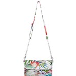 Tropical flamingo Mini Crossbody Handbag