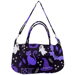 Halloween Party Seamless Repeat Pattern  Removal Strap Handbag by KentuckyClothing