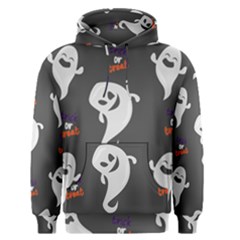 Halloween Ghost Trick Or Treat Seamless Repeat Pattern Men s Core Hoodie