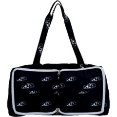 Formula One Black And White Graphic Pattern Multi Function Bag by dflcprintsclothing