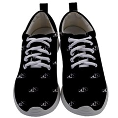 Formula One Black And White Graphic Pattern Mens Athletic Shoes by dflcprintsclothing