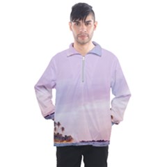 Seascape Sunset Men s Half Zip Pullover by goljakoff