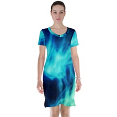 Glow Bomb  Short Sleeve Nightdress by MRNStudios