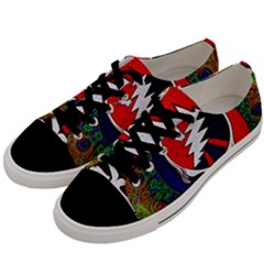 Grateful Dead - Men s Low Top Canvas Sneakers by Sapixe