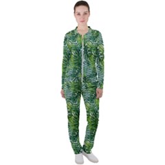 Green Leaves Casual Jacket And Pants Set by goljakoff