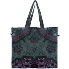 Mandala Corset Canvas Travel Bag by MRNStudios