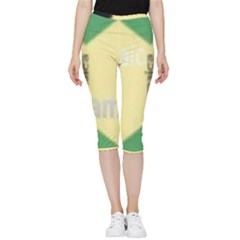 Jamaica, Jamaica  Inside Out Lightweight Velour Capri Leggings  by Janetaudreywilson