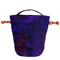 Blue,pink,red And Purple Galaxy Drawstring Bucket Bag by Dazzleway