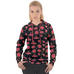 Red Roses Women s Overhead Hoodie by designsbymallika