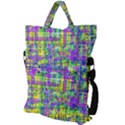 Mosaic Tapestry Fold Over Handle Tote Bag View2