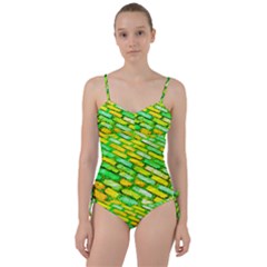 Diagonal Street Cobbles Sweetheart Tankini Set by essentialimage