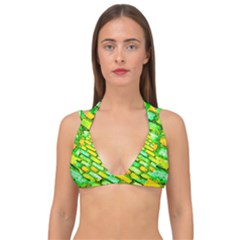 Diagonal Street Cobbles Double Strap Halter Bikini Top by essentialimage