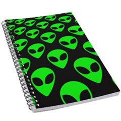 We Are Watching You! Aliens Pattern, Ufo, Faces 5 5  X 8 5  Notebook by Casemiro